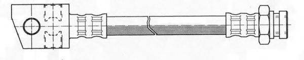 KAWE 510949 Гальмівний шланг