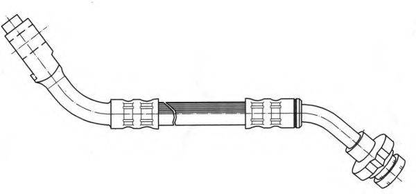 KAWE 511100 Гальмівний шланг