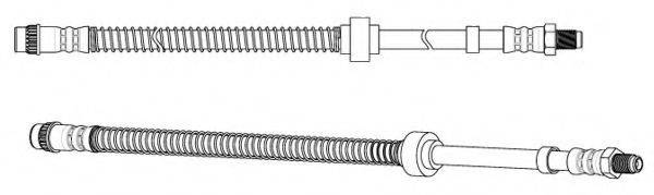 KAWE 511528 Гальмівний шланг