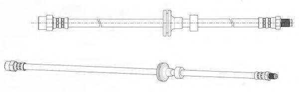 KAWE 512640 Гальмівний шланг