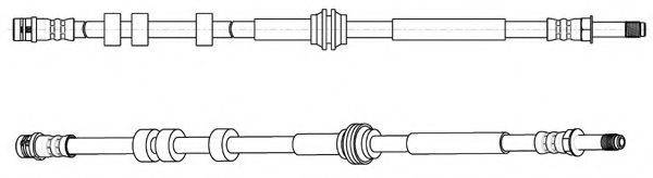 KAWE 512761 Гальмівний шланг