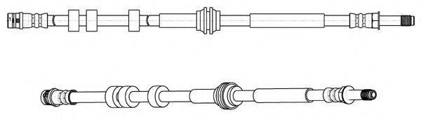 KAWE 512762 Гальмівний шланг