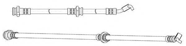 KAWE 512775 Гальмівний шланг