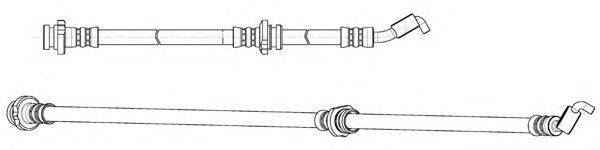 KAWE 512776 Гальмівний шланг