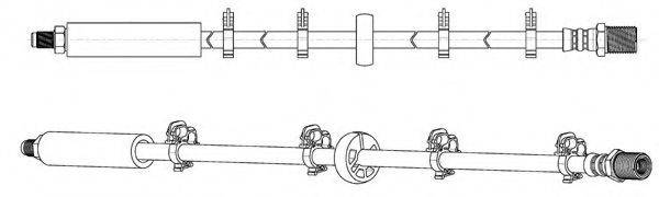 KAWE 512842 Гальмівний шланг