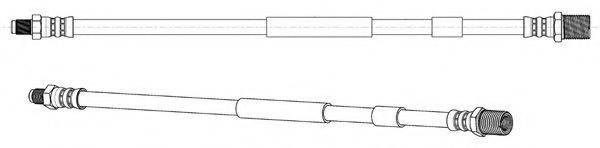 KAWE 512843 Гальмівний шланг