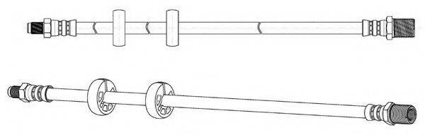 KAWE 512844 Гальмівний шланг