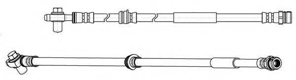 KAWE 512978 Гальмівний шланг