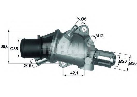 MAHLE ORIGINAL TI8983 Термостат, охолоджуюча рідина