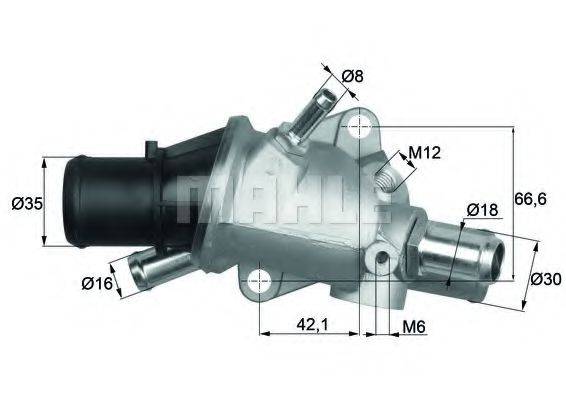 MAHLE ORIGINAL TI12688 Термостат, охолоджуюча рідина