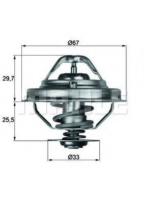 MAHLE ORIGINAL TX3888D Термостат, охолоджуюча рідина