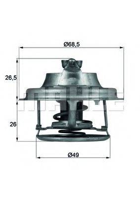 MAHLE ORIGINAL TX10282D Термостат, охолоджуюча рідина