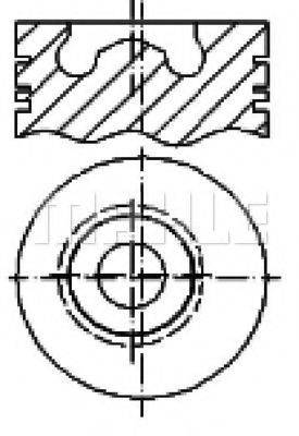 MAHLE ORIGINAL S01010 Поршень