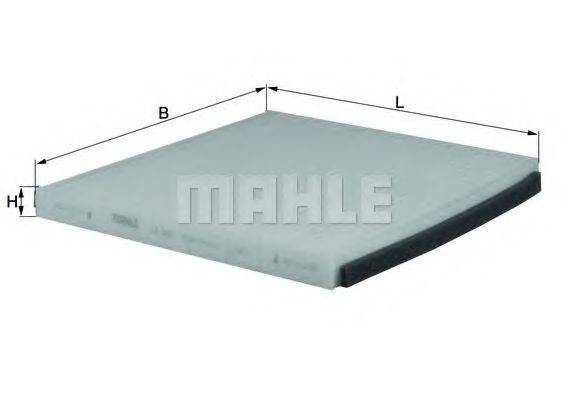 MAHLE ORIGINAL LA348 Фільтр, повітря у внутрішньому просторі