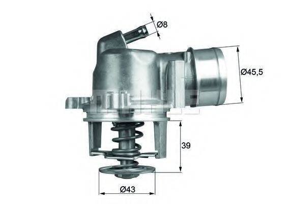 MAHLE ORIGINAL TI20887D Термостат, охолоджуюча рідина