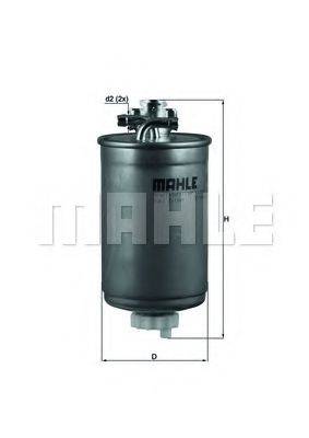 MAHLE ORIGINAL KL180 Паливний фільтр