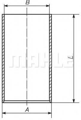 MAHLE ORIGINAL 007WV44 Гільза циліндра