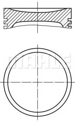 MAHLE ORIGINAL 0089900 Поршень