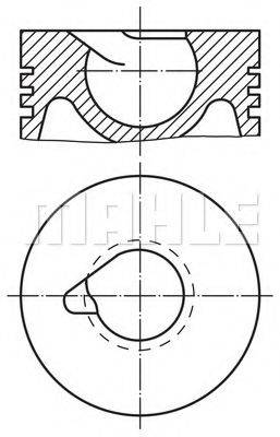 MAHLE ORIGINAL 5923000 Поршень