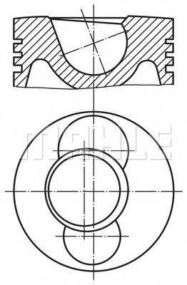 MAHLE ORIGINAL 1017200 Поршень