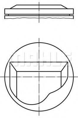 MAHLE ORIGINAL 0819700 Поршень