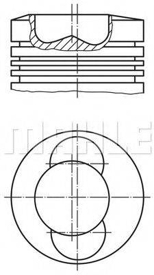 MAHLE ORIGINAL 0994100 Поршень