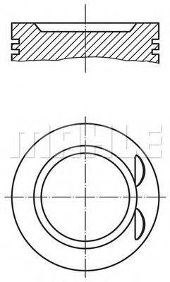 MAHLE ORIGINAL 0220600 Поршень