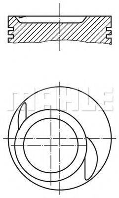 MAHLE ORIGINAL 0829800 Поршень