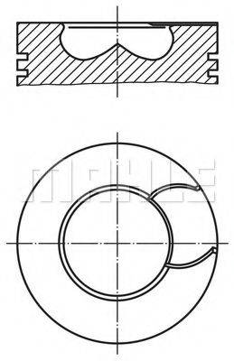 MAHLE ORIGINAL 0083200 Поршень