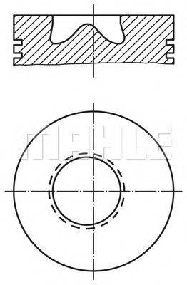 MAHLE ORIGINAL 0099600 Поршень