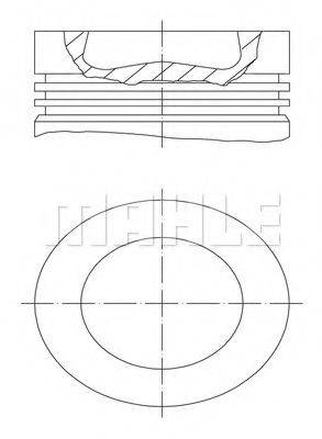 MAHLE ORIGINAL 028PI00129000 Поршень