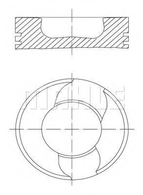 MAHLE ORIGINAL 2096500 Поршень