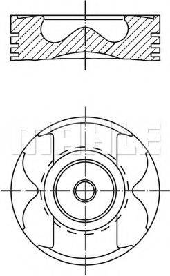 MAHLE ORIGINAL 0045600 Поршень