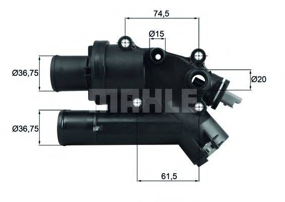 MAHLE ORIGINAL TH4683 Термостат, охолоджуюча рідина