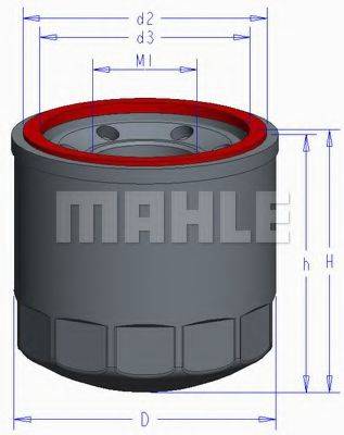 MAHLE ORIGINAL OC1050 Масляний фільтр