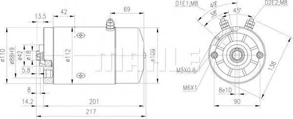 MAHLE ORIGINAL MM 136