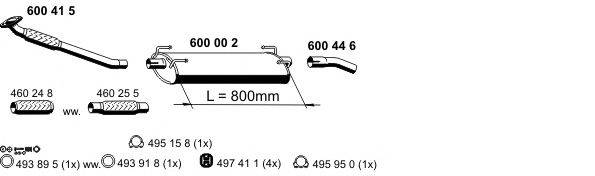 ERNST 340002 Система випуску ОГ