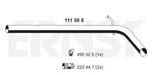 ERNST 111508 Труба вихлопного газу