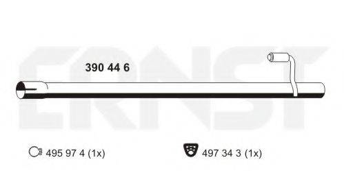 ERNST 390446 Труба вихлопного газу