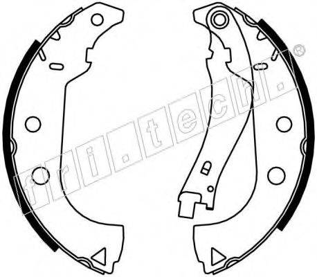 FRI.TECH. 1034111 Комплект гальмівних колодок