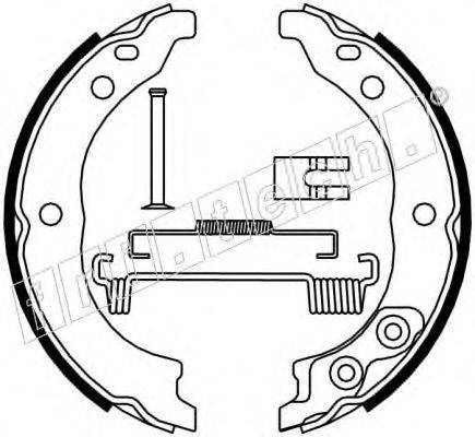FRI.TECH. 1034113K Комплект гальмівних колодок, стоянкова гальмівна система