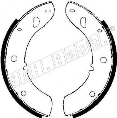 FRI.TECH. 1040107 Комплект гальмівних колодок