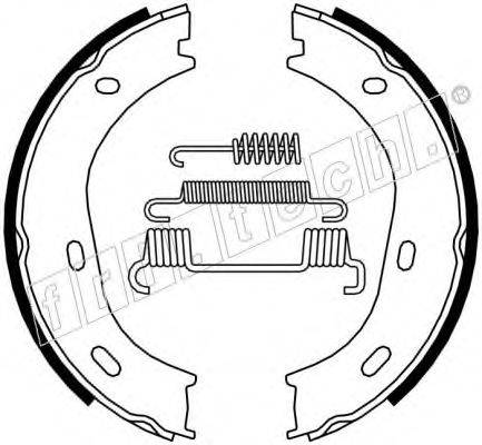 FRI.TECH. 1052116K Комплект гальмівних колодок, стоянкова гальмівна система
