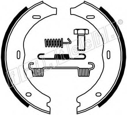 FRI.TECH. 1052135K Комплект гальмівних колодок, стоянкова гальмівна система