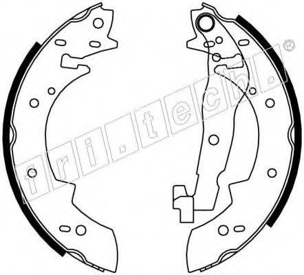 FRI.TECH. 17125 Комплект гальмівних колодок