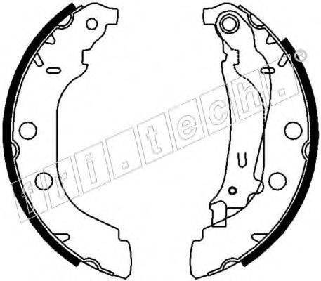 FRI.TECH. 17164 Комплект гальмівних колодок