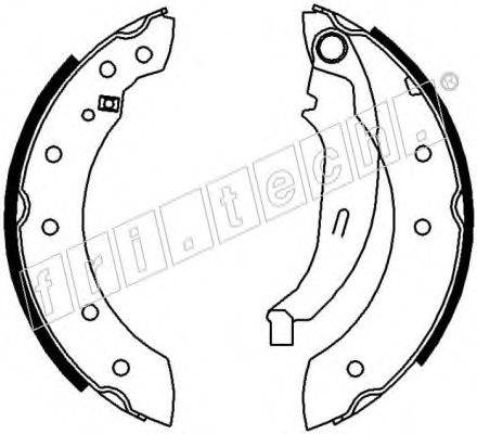 FRI.TECH. 17181 Комплект гальмівних колодок
