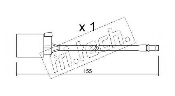 FRI.TECH. SU015 Сигналізатор, знос гальмівних колодок