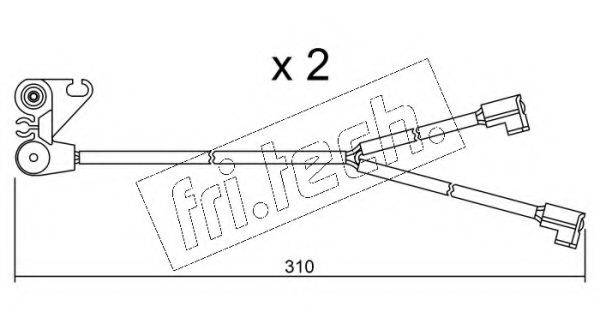 FRI.TECH. SU170K Сигналізатор, знос гальмівних колодок