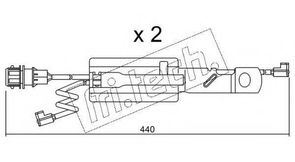 FRI.TECH. SU179K Сигналізатор, знос гальмівних колодок